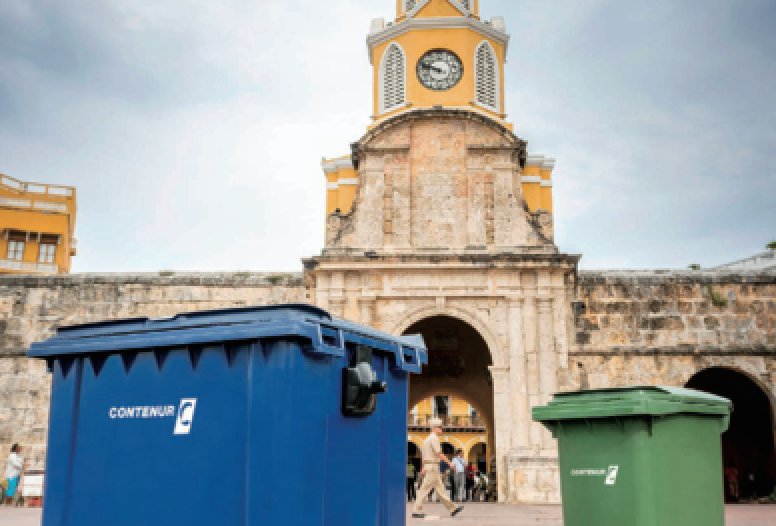 Portada del número 36 de la revista CONTENUR. Contenedores en Cartagena de Indias (Colombia)